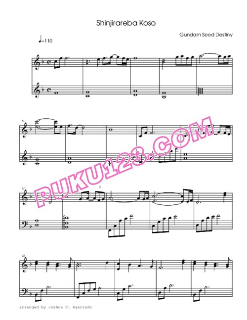 天天钢琴网-免费下载gundam-seed-destiny-shinjirareba-koso