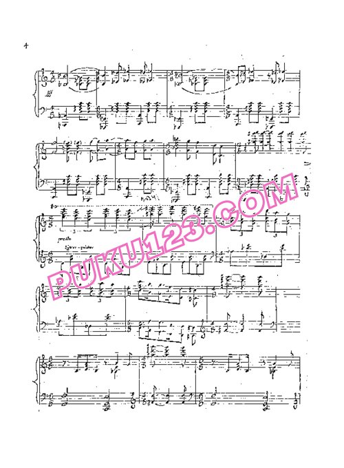 天天钢琴网-免费下载Antheil - Jazz Sonata