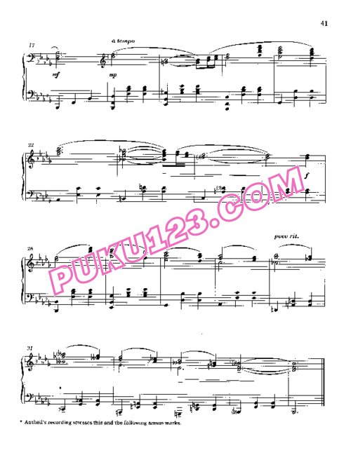 天天钢琴网-免费下载Antheil - Valentine Waltzes W[1].74