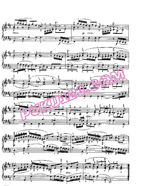 天天钢琴网-免费下载Prelude & Fugue_05