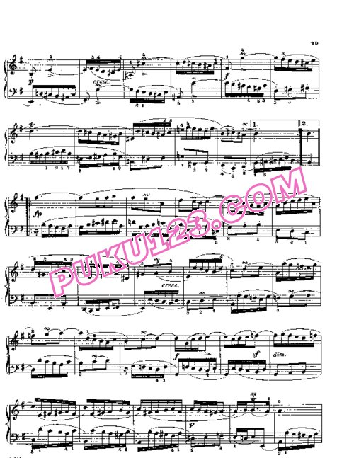 天天钢琴网-免费下载Prelude & Fugue_10
