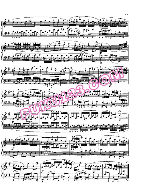 天天钢琴网-免费下载Prelude & Fugue_15