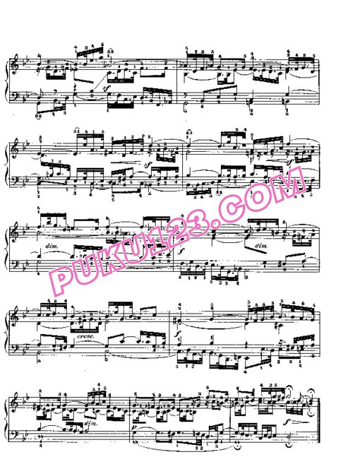 天天钢琴网-免费下载Prelude & Fugue_16