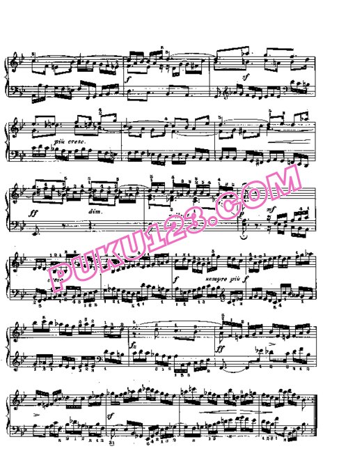 天天钢琴网-免费下载Prelude & Fugue_21