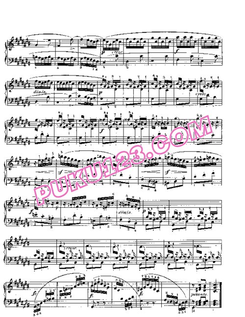天天钢琴网-免费下载Prelude & Fugue_03