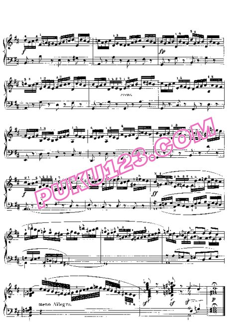 天天钢琴网-免费下载Prelude & Fugue_05