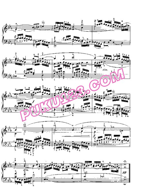 天天钢琴网-免费下载Prelude & Fugue_07