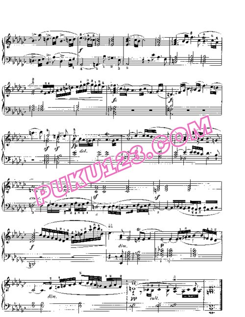 天天钢琴网-免费下载Prelude & Fugue_08