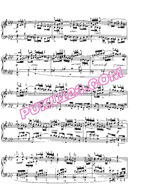 天天钢琴网-免费下载Prelude & Fugue_12