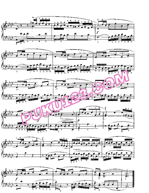 天天钢琴网-免费下载Prelude & Fugue_17