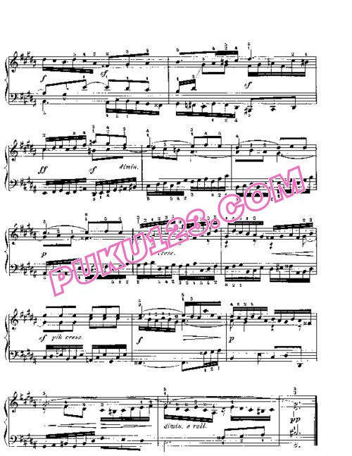 天天钢琴网-免费下载Prelude & Fugue_18