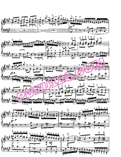 天天钢琴网-免费下载Prelude & Fugue_19