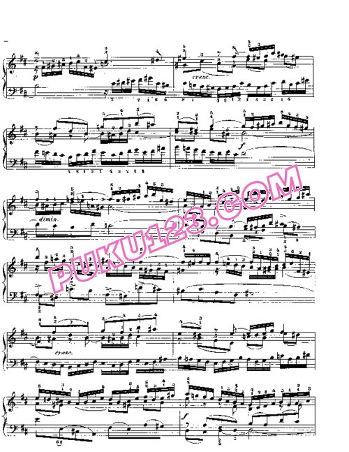 天天钢琴网-免费下载Prelude & Fugue_24