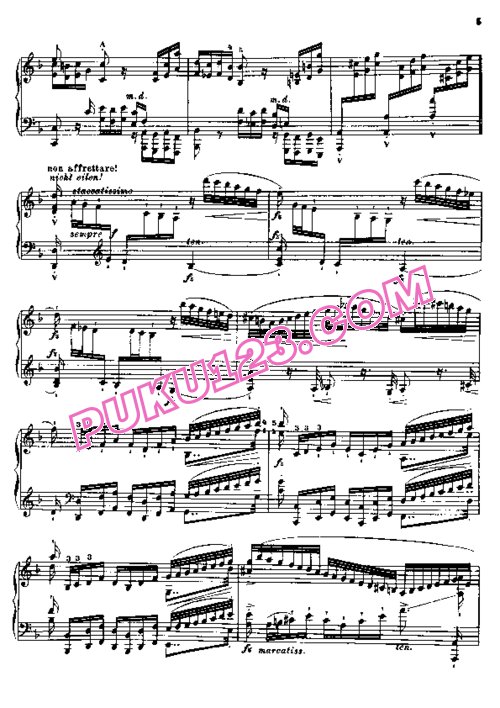 天天钢琴网-免费下载Bach - Chaconne D Minor 原版布索尼改编钢琴独奏谱