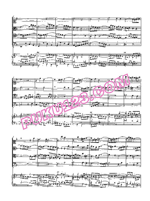 天天钢琴网-免费下载Bach - The Art of the Fugue - 1