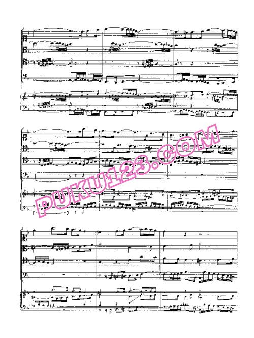 天天钢琴网-免费下载Bach - The Art of the Fugue - 1