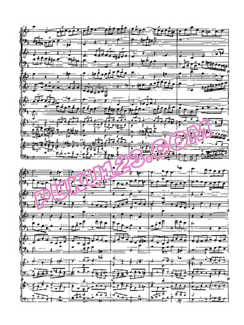 天天钢琴网-免费下载Bach - The Art of the Fugue - 2