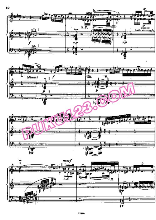 天天钢琴网-免费下载Bach - Chromatische Fantasie und Fuge in d-Moll (Busoni Edition) 布索尼版