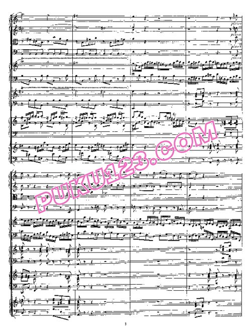 天天钢琴网-免费下载Bach - Concerto for 4 Harpsichords in a, BWV 1065