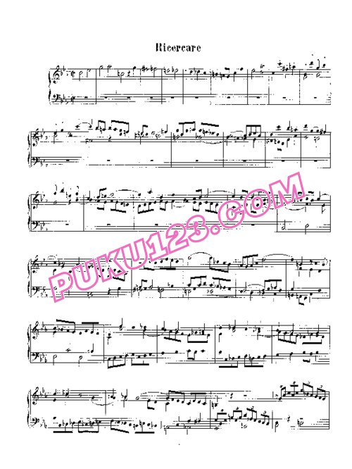天天钢琴网-免费下载Bach - The Musical Offering BWV 1079