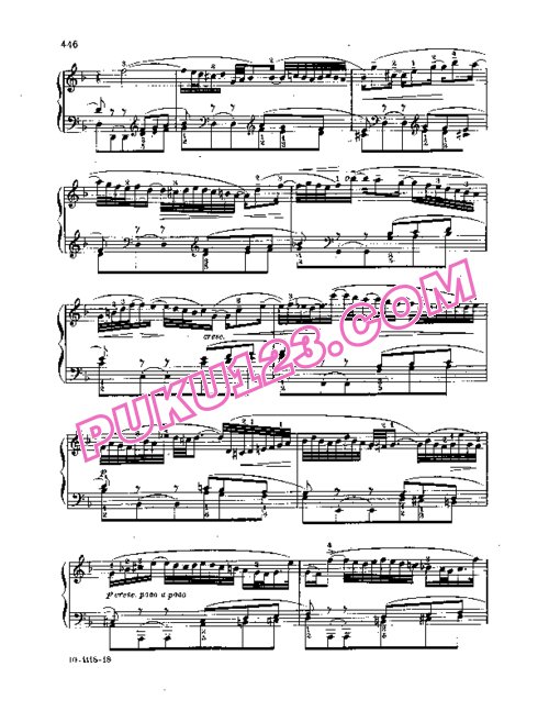 天天钢琴网-免费下载Bach - Italian Concerto BWV 971