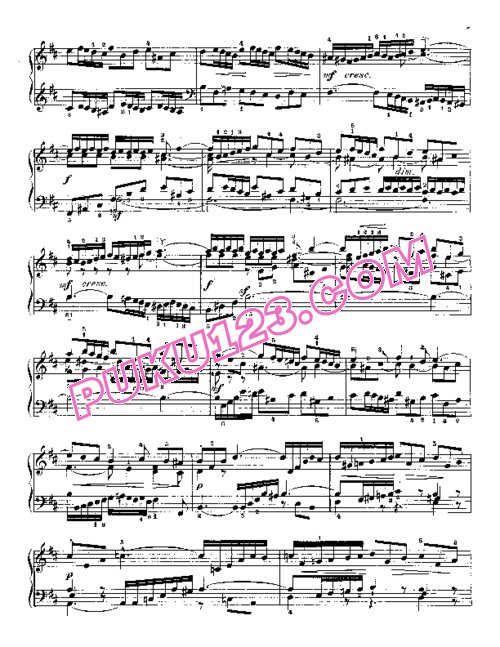 天天钢琴网-免费下载Bach - 6 Partitas BWV 825-830