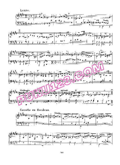 天天钢琴网-免费下载Bach - Partita in E Major BWV 1006a钢琴独奏版