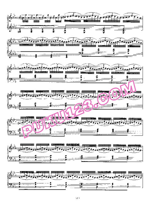 天天钢琴网-免费下载Bach - Concerto and Fugue in c Minor BWV 909
