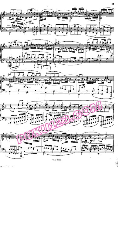 天天钢琴网-免费下载Bach - Stradal - Concerto for Organ BWV 596 after Vivaldi s Concerto Op.3-11钢琴独奏版