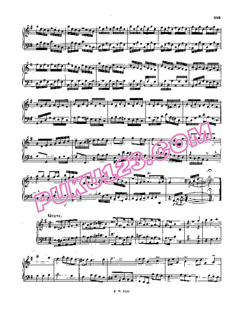 天天钢琴网-免费下载Bach - Concerto for Organ in G Major BWV 592 - Solo Piano 钢琴独奏版