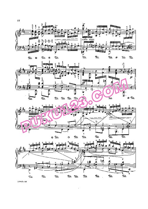 天天钢琴网-免费下载Bach.-.Godowsky.-.Violin-Partita-No.1 BWV 1002 戈多夫斯基改编钢琴独奏版