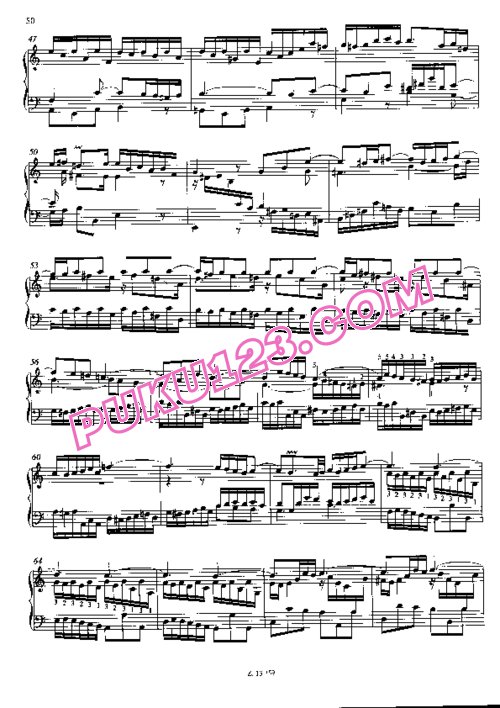天天钢琴网-免费下载Bach - Liszt - Prelude and Fugue in a Minor BWV 543 李斯特改编钢琴独奏版