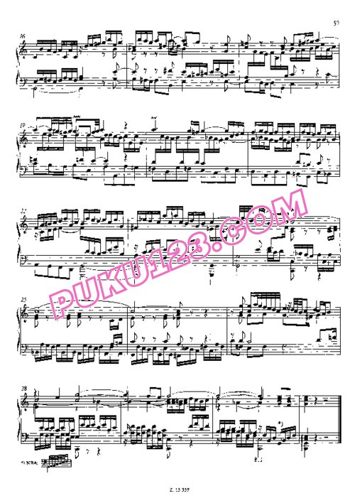 天天钢琴网-免费下载Bach - Liszt - Prelude and Fugue in C Major BWV 545 李斯特改编钢琴独奏版