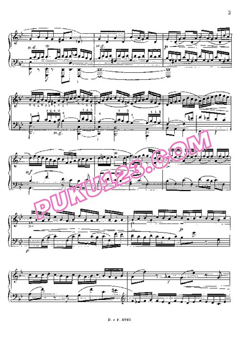 天天钢琴网-免费下载Bach - Philipp - Fugue in g Minor BWV 578 菲利普改编钢琴独奏版