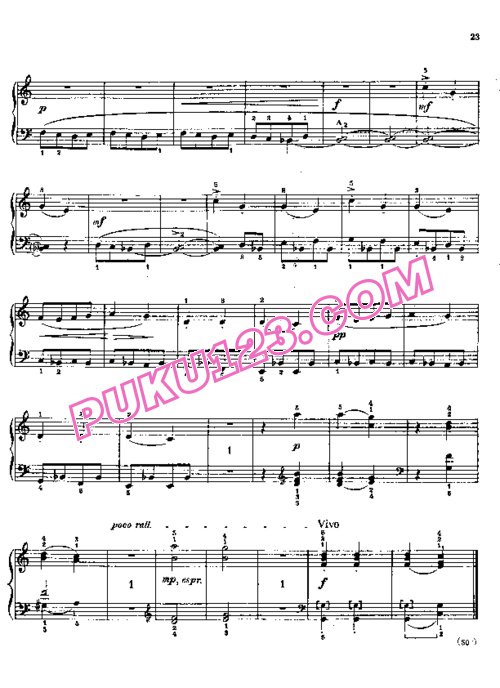 天天钢琴网-免费下载Bartok - For Children Volume I Based on Hungarian Folk Tunes