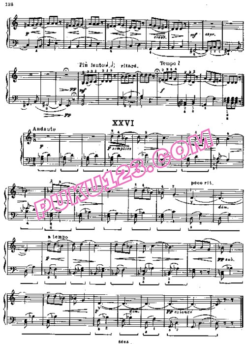 天天钢琴网-免费下载Bartok - For Children Volume II Based on Slavonic Dances