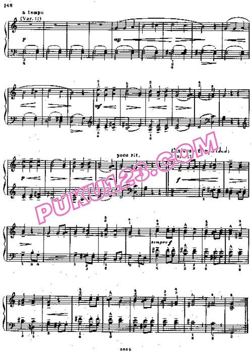 天天钢琴网-免费下载Bartok - For Children Volume II Based on Slavonic Dances
