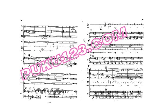 天天钢琴网-免费下载Bartok - Piano Concerto No[1]. 1 (full score) 总谱