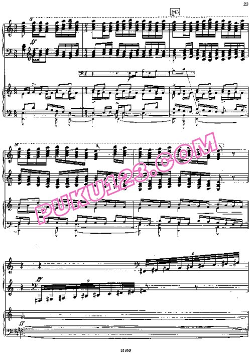 天天钢琴网-免费下载Bartok[1].-.Piano-Concerto-No.2.-.(Arr.-for-two-pianos)双钢琴版