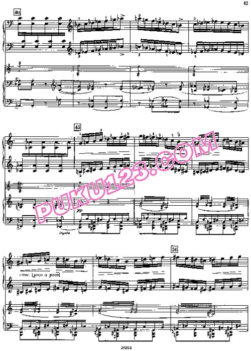 天天钢琴网-免费下载Bartok[1].-.Piano-Concerto-No.2.-.(Arr.-for-two-pianos)双钢琴版