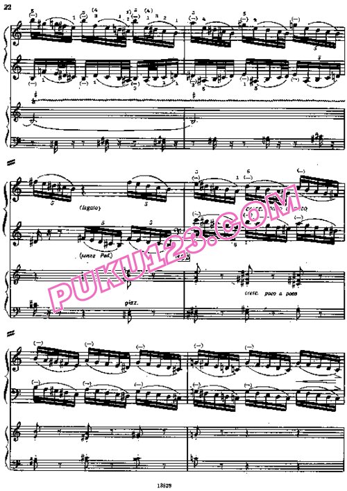 天天钢琴网-免费下载Bartok[1].-.Piano-Concerto-No.3.-.(Arr.-for-two-pianos)双钢琴版