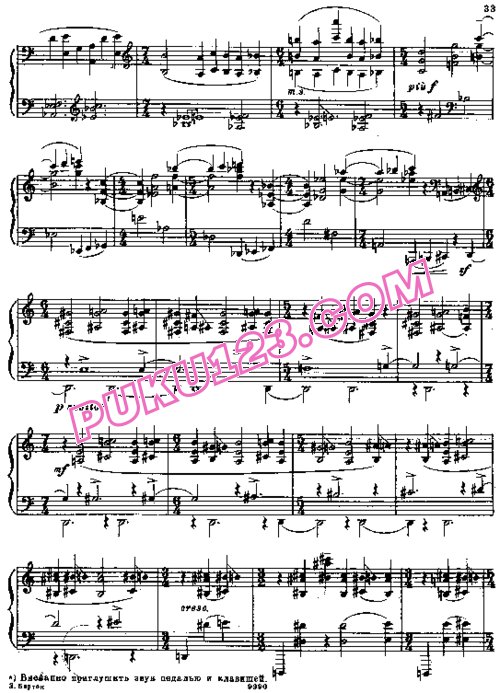 天天钢琴网-免费下载Bartok - Piano Sonata Sz[1].80