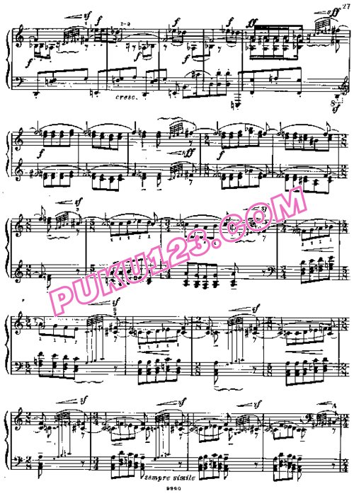 天天钢琴网-免费下载Bartok - Piano Sonata Sz[1].80