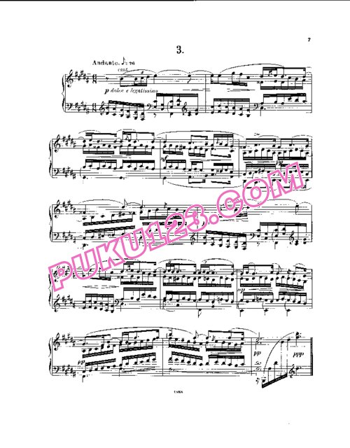 天天钢琴网-免费下载Blumenfeld - 10 Moments Lyriques Op.27