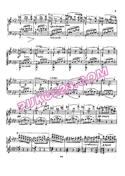 天天钢琴网-免费下载Blumenfeld - Valse Impromptu Op.16