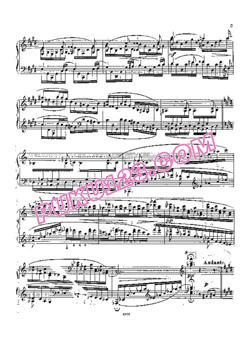 天天钢琴网-免费下载Blumenfeld - Nocturne Fantasie Op.20