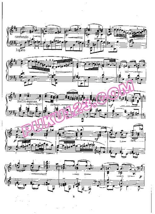 天天钢琴网-免费下载Bowen - Berceuse Op.83