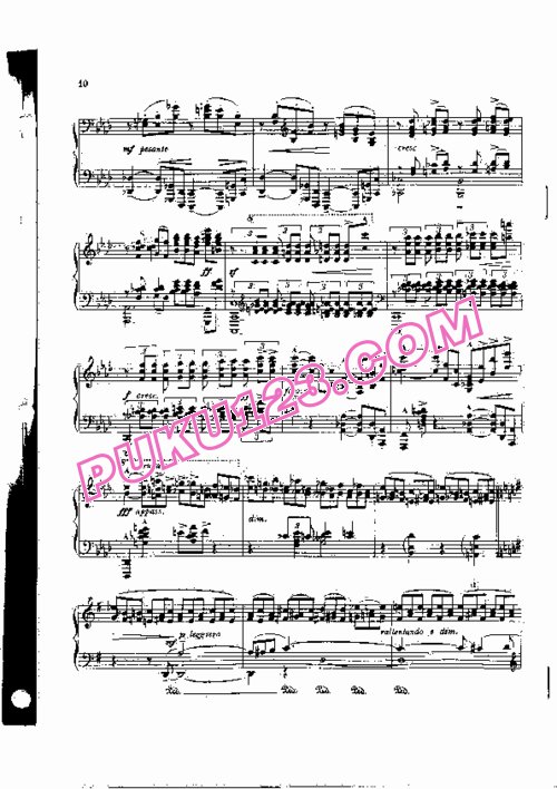 天天钢琴网-免费下载Bowen - Piano Sonata No.5 in f Minor Op.72