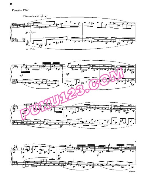 天天钢琴网-免费下载Britten - 12 Variations on a Theme