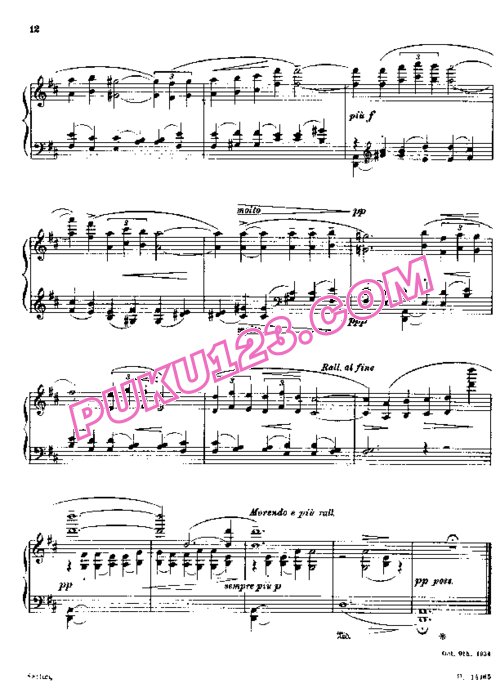 天天钢琴网-免费下载Britten - Holiday Diary Op.5